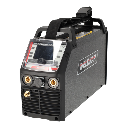 Welkar TIG 2060 DC/HF Pulse lasinverter inclusief toebehoren