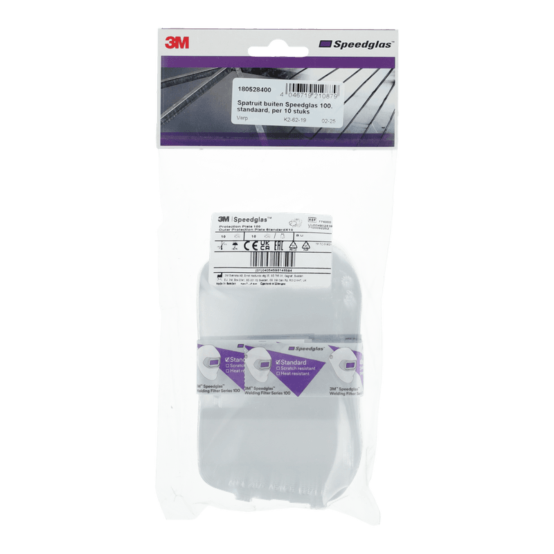3M beschermruit speedglas 100v buiten 10 stuks