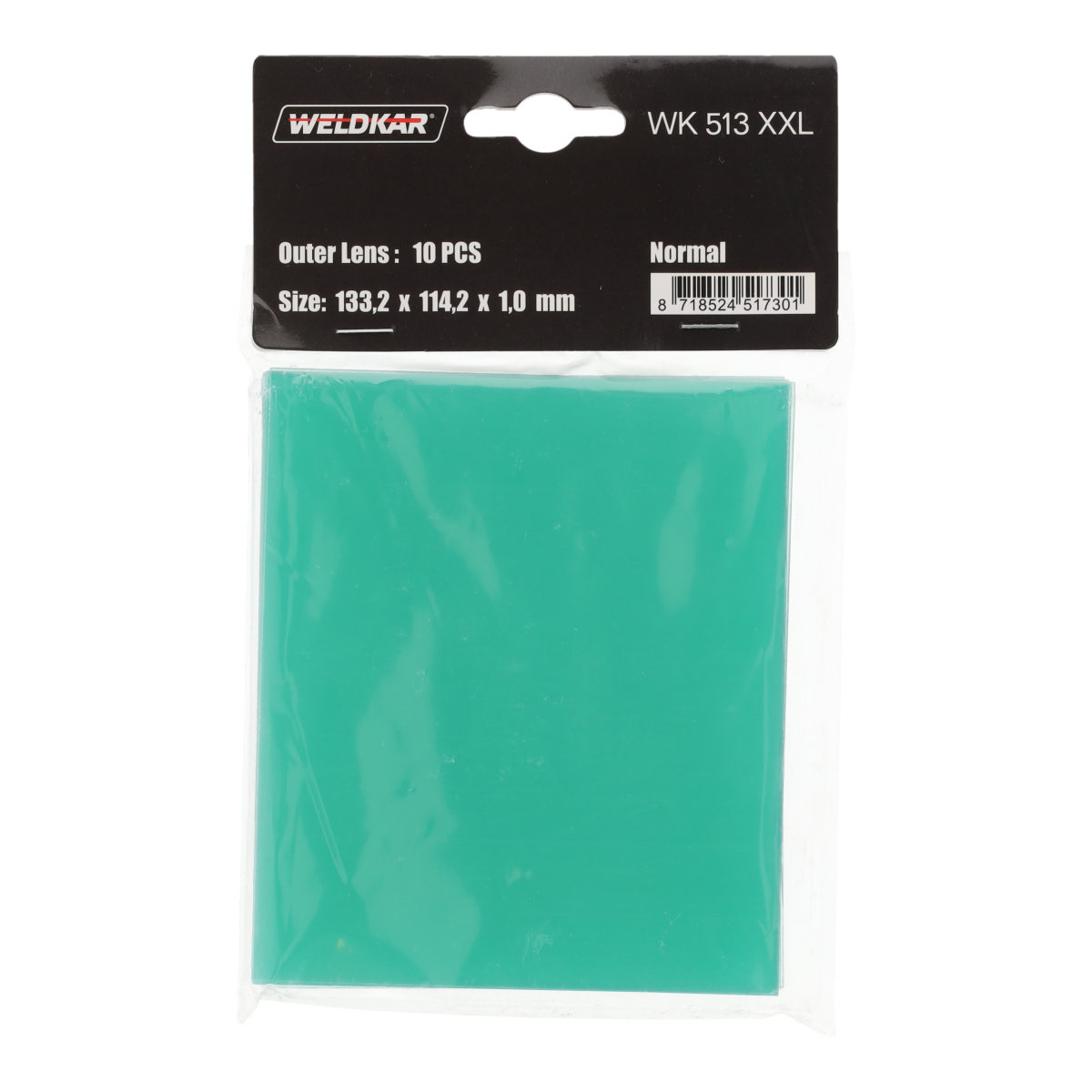 Bescherm ruit buiten weldkar 513 XXL | 133,2. 114,2 x 1,0mm