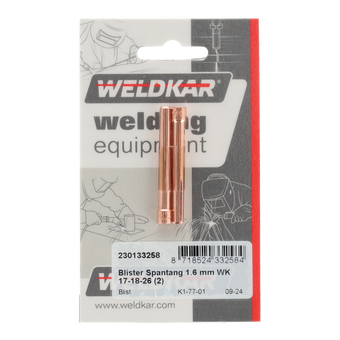compare product Weldkar spantanghouder 1.6mm WK 17-18-26 2 stuks