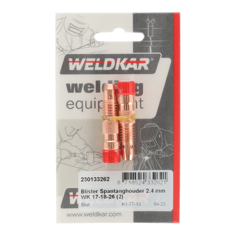 compare product Weldkar spantanghouder 2.4mm WK 17-18-26 2 stuks