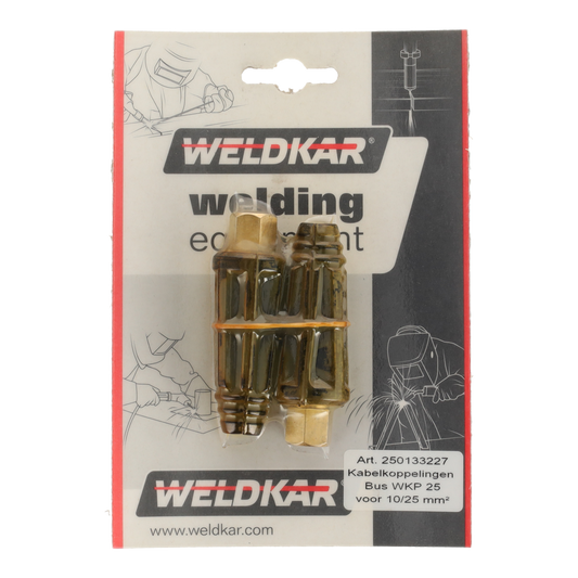 Weldkar Kabelkoppeling WKB 25 voor 10/25 mm2 bus model 2 stuks