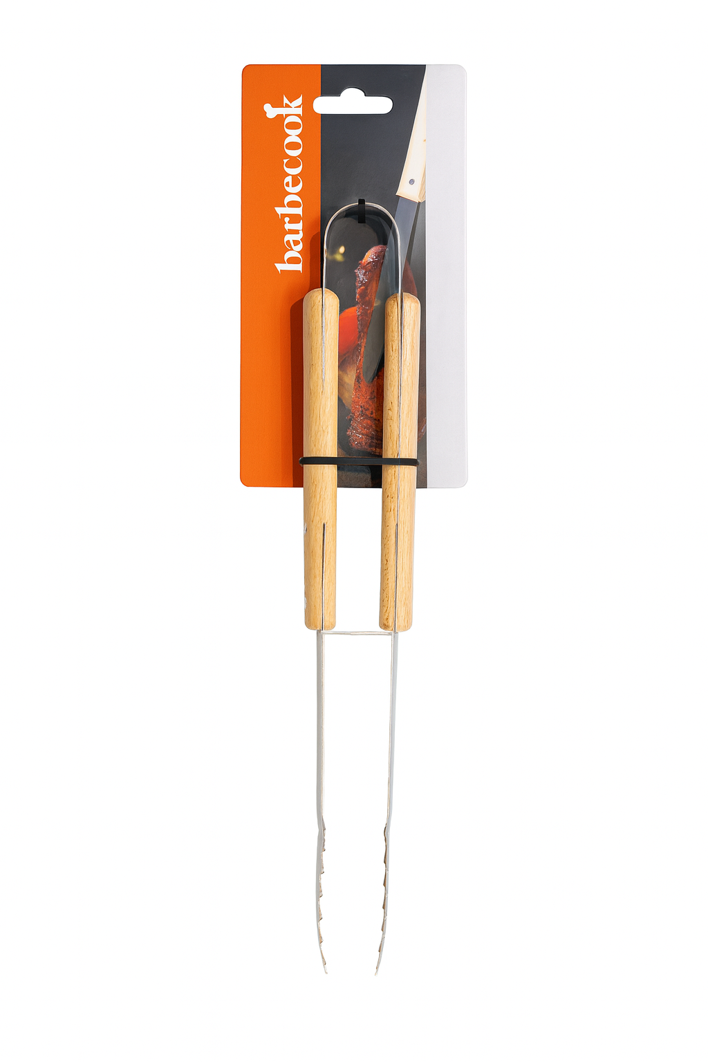 Barbecook luxe tang rvs met houten grip