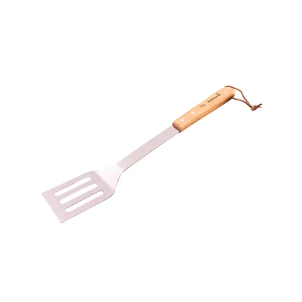 Barbecook spatel RVS met houten grip 46CM