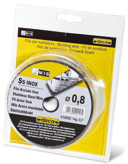 Lasdraad inox 0,8mm 0,7kg spoel