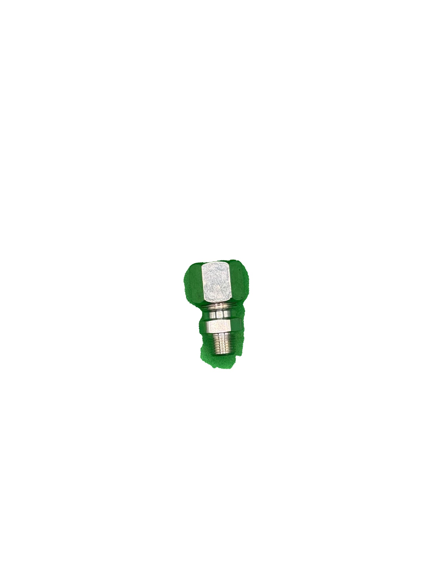 Rechte knelkoppeling 8mm x 1/8” rechts buitendraad staal