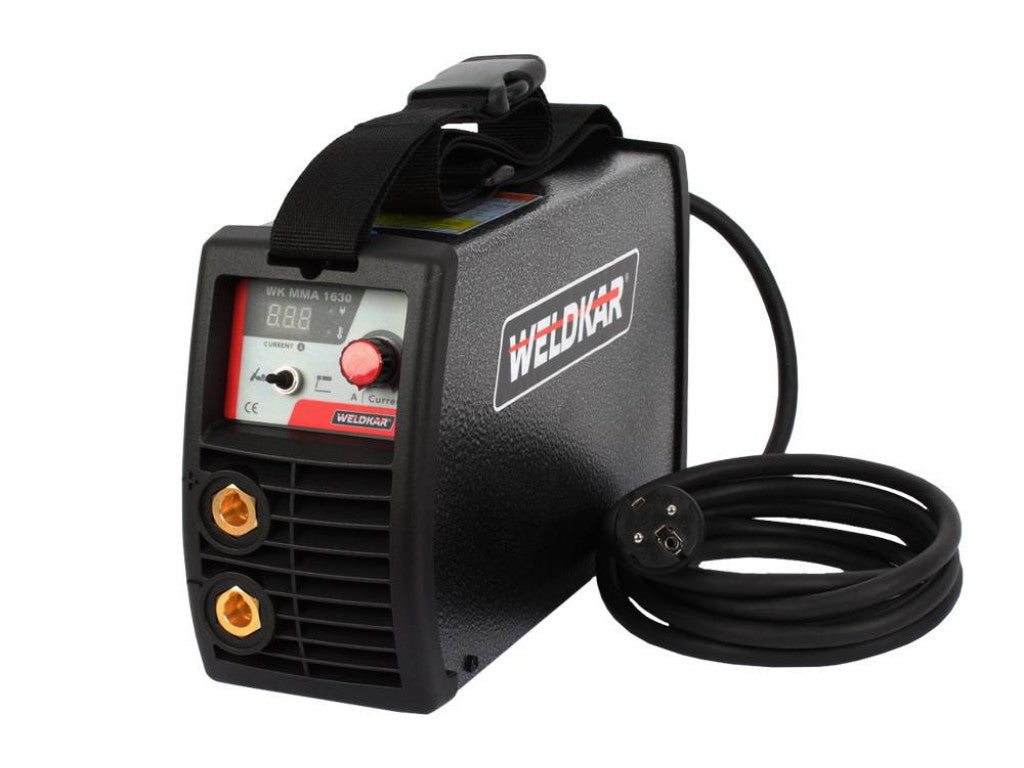Weldkar MMA Lasmachine 1630DC inclusief toebehoren