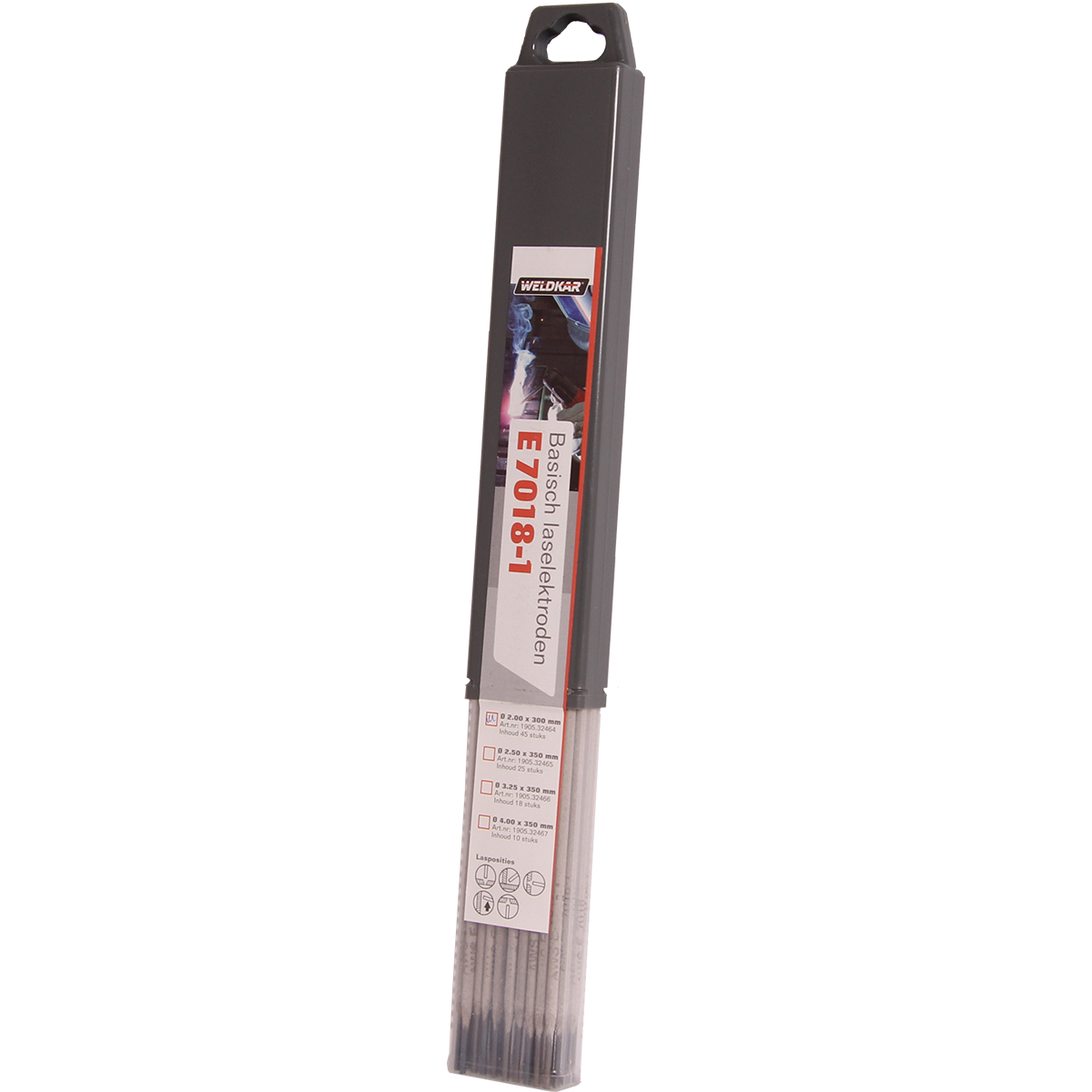 Weldkar basisch laselektroden 3.25mm x 350mm 18 stuks