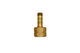 Wartel 1/4" links + 8mm slang tule voor propaan