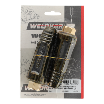 compare product Weldkar kabelkoppeling pen WKP 50 voor 35/50 mm2 2 stuks