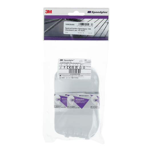3M beschermruit speedglas 100v buiten 10 stuks