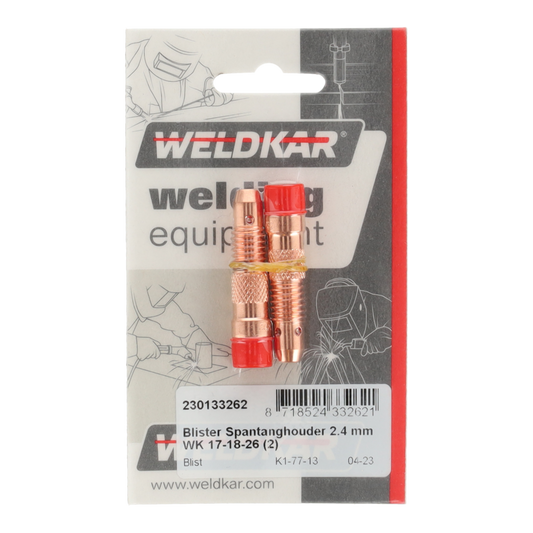 Weldkar spantanghouder 2.4mm WK 17-18-26 2 stuks
