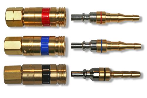 snelkoppeling NKDT brandbaar gas 3/8"L 6/8mm ISO