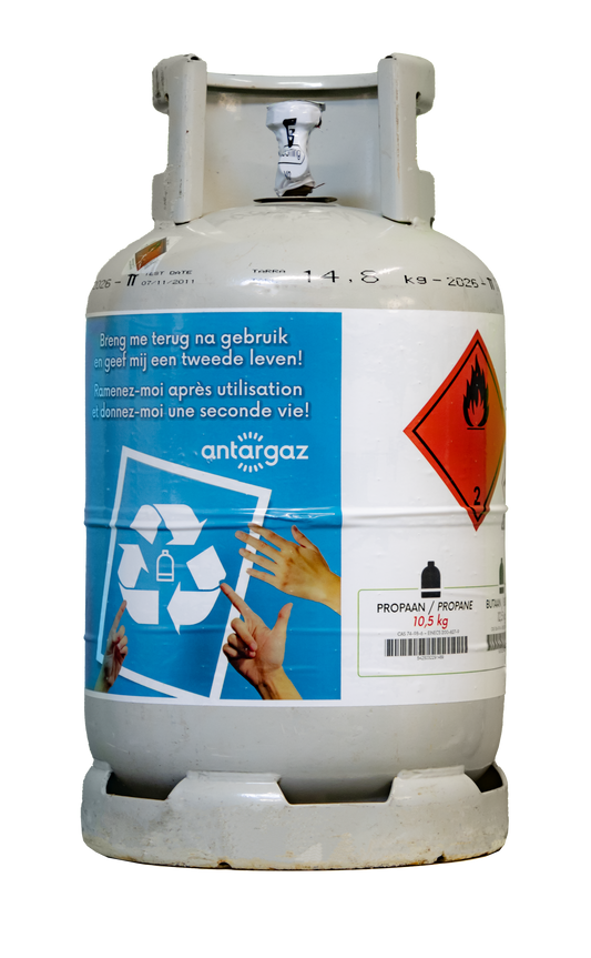 Antargaz 10,5KG stalen propaan gasfles