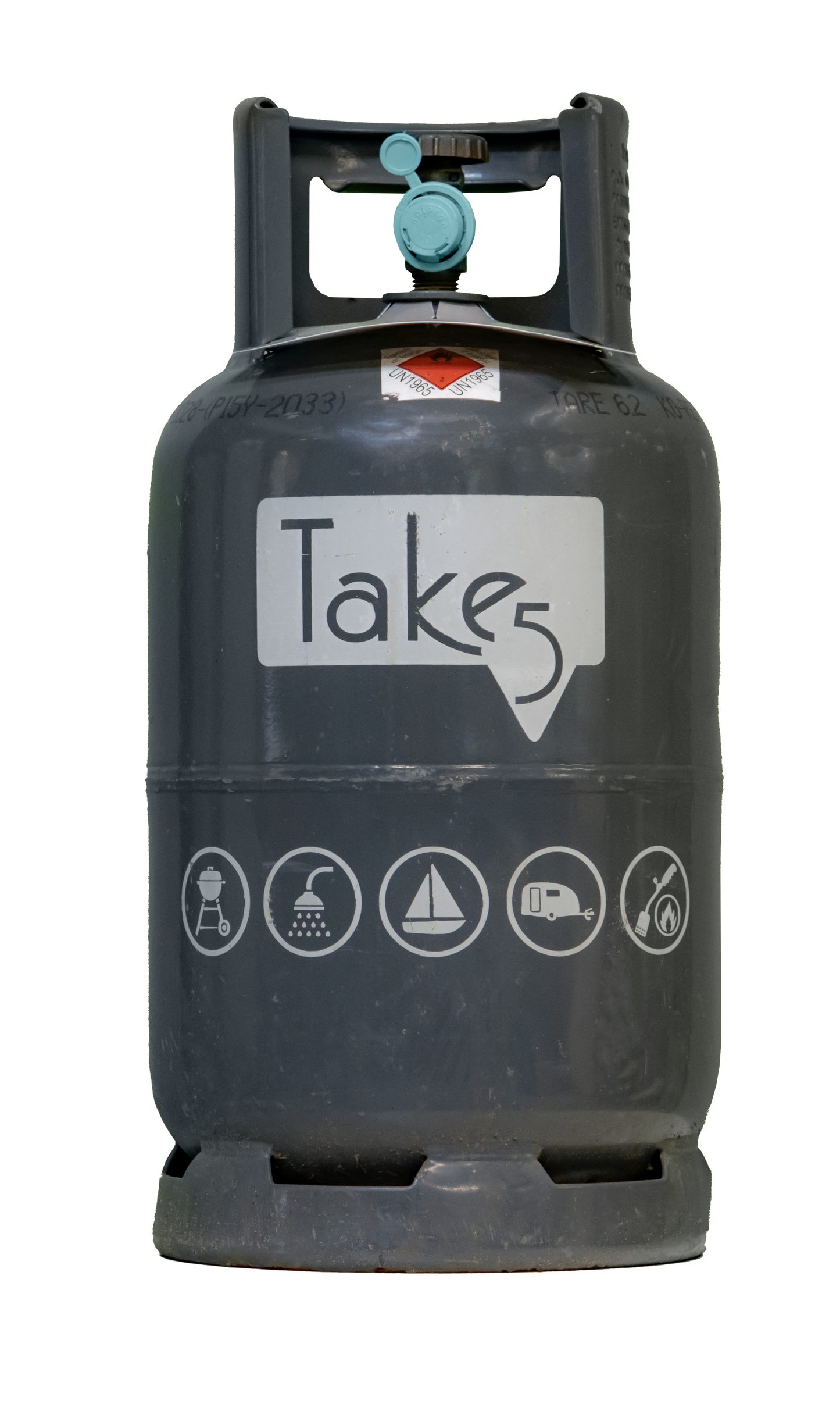 Antargaz Take5 stalen gasfles (5KG)