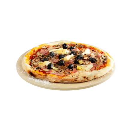 Barbecook universele pizzasteen uit vuurvaste klei 36CM diameter