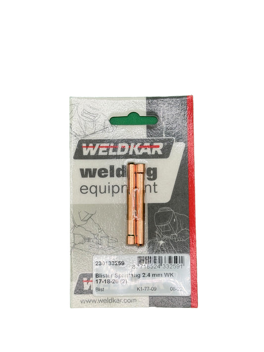 Spantang TIG 2.4mm weldkar 17-18-26 2 stuks