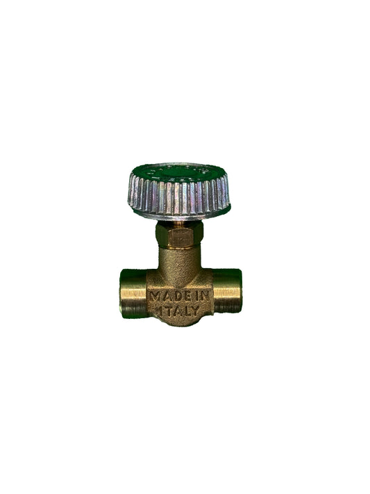 Naaldkraan 1/4” binnendraad x 1/4” binnen draad