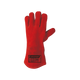 Weldkar Lashandschoenen rund-splitleer rood