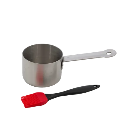 Barbecook RVS sauspan met borstel