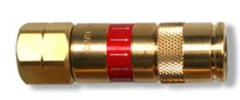 Snelkoppeling Acetyleen 3/8" Links CAV-5