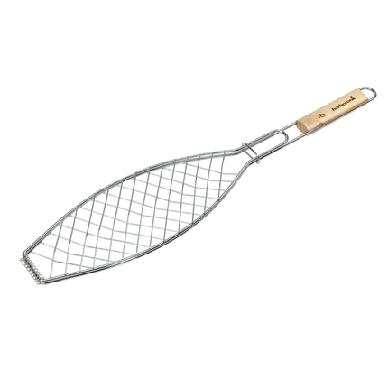 Barbecook visgrill met houten handgreep