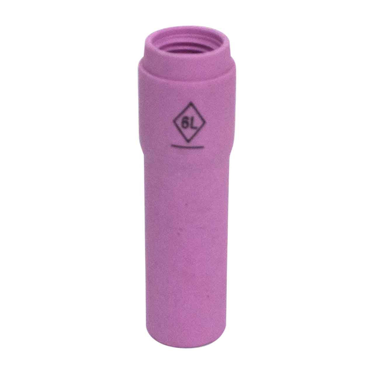 Alumina gas cup lang voor collet body Nr. 6 WP9/20 CK Worldwide