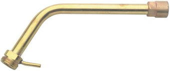 compare product Sievert halspijp 18cm messing met ophanghaak