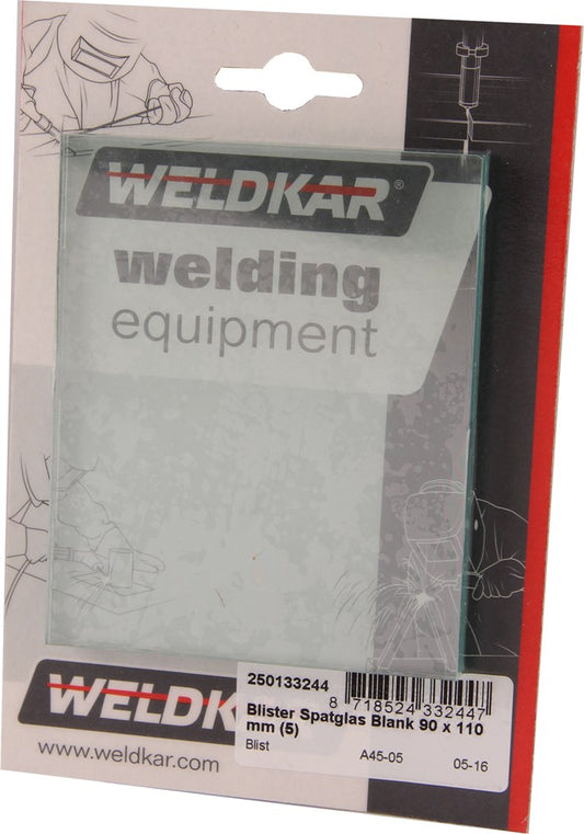 Weldkar spatglas blank 90x110mm